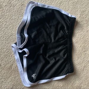 Girls size 14 black justice athletic shorts